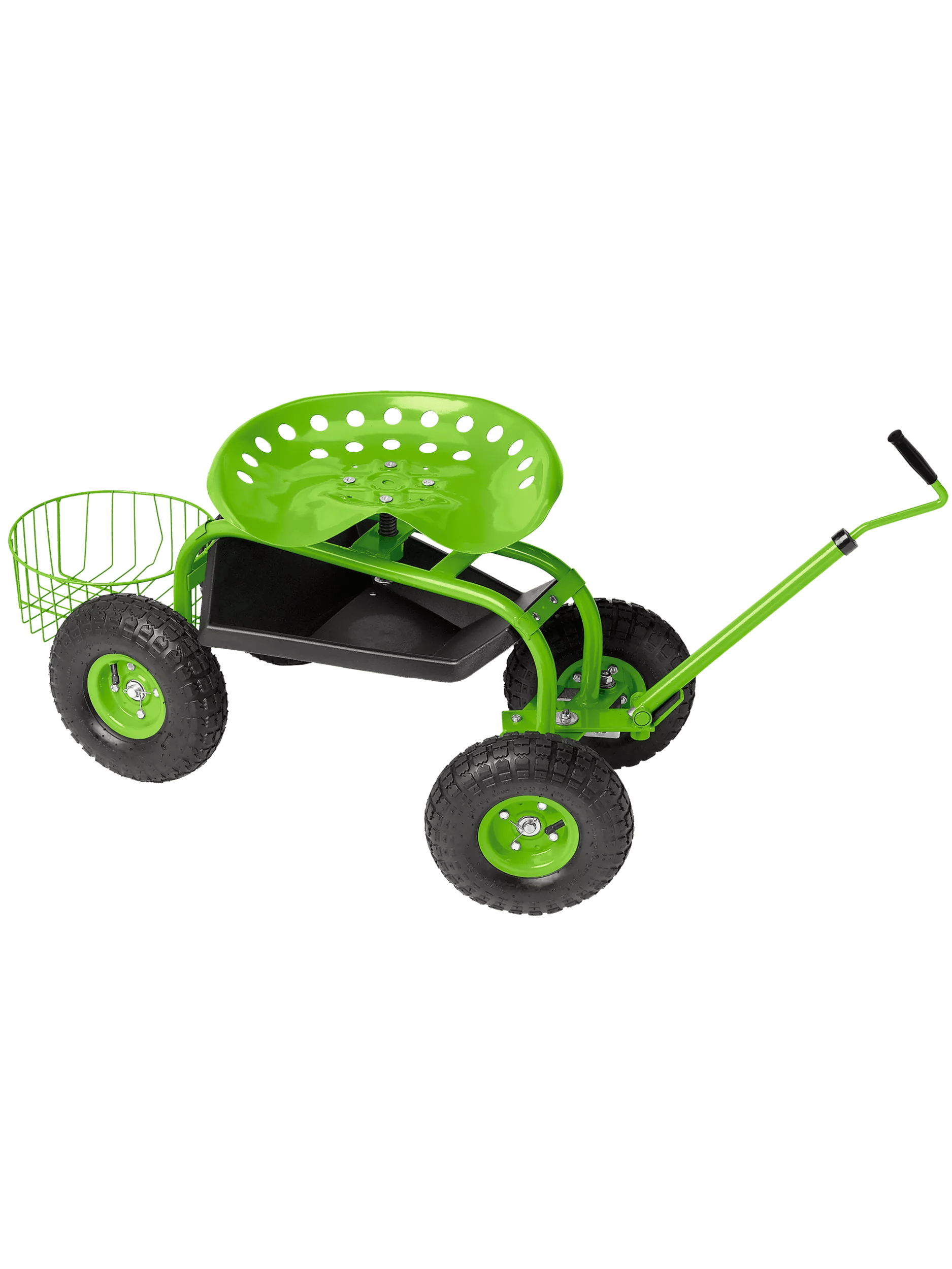 Deluxe Tractor Scoot with Bucket Basket