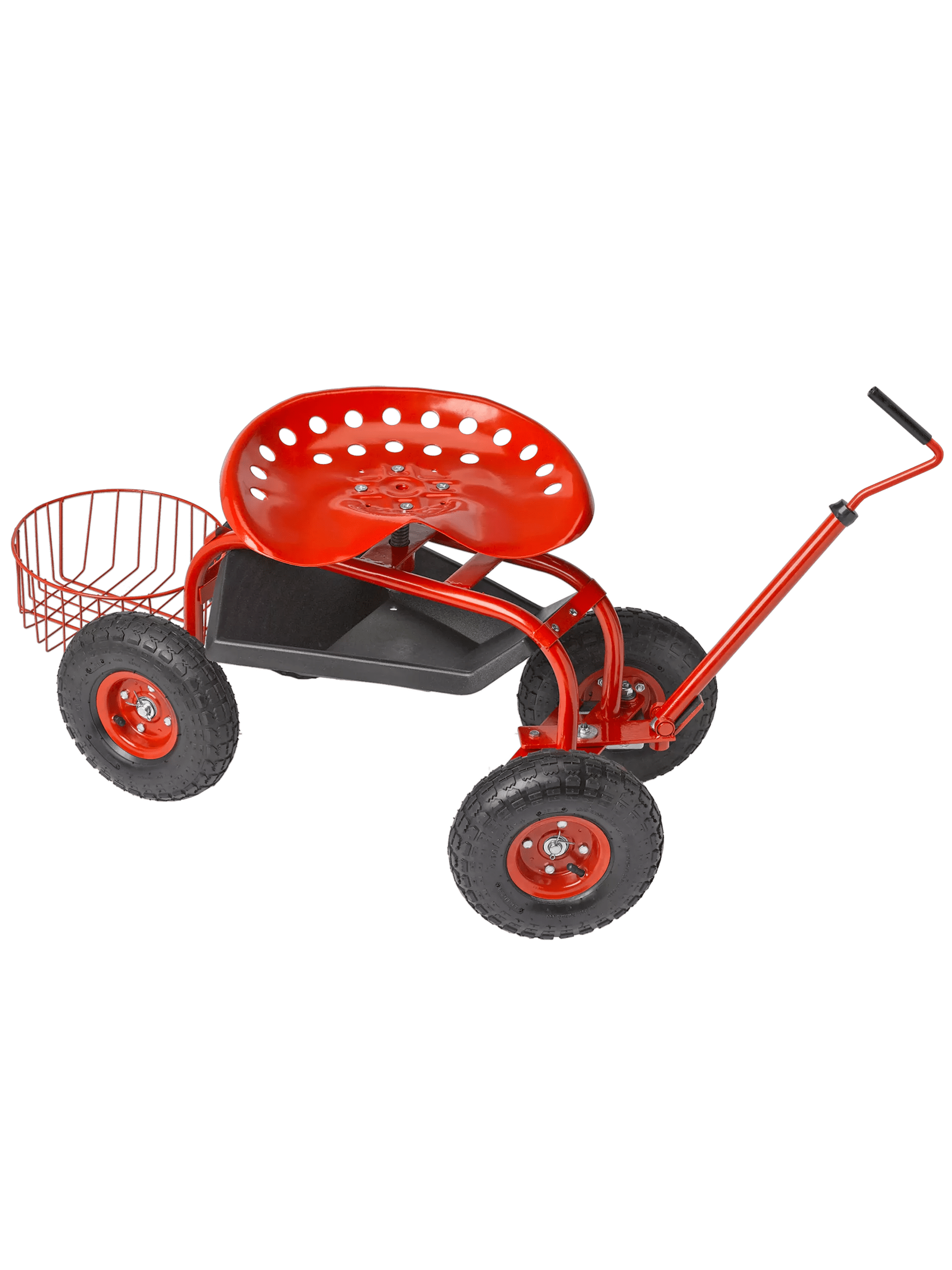 Deluxe Tractor Scoot with Bucket Basket