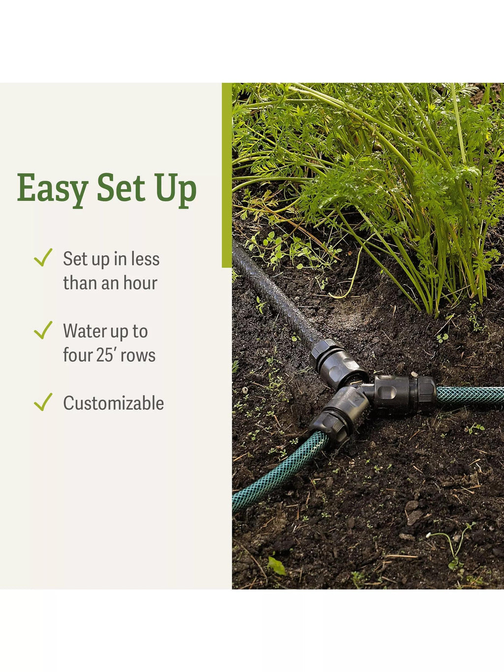 Garden Row Snip-n-Drip Soaker System