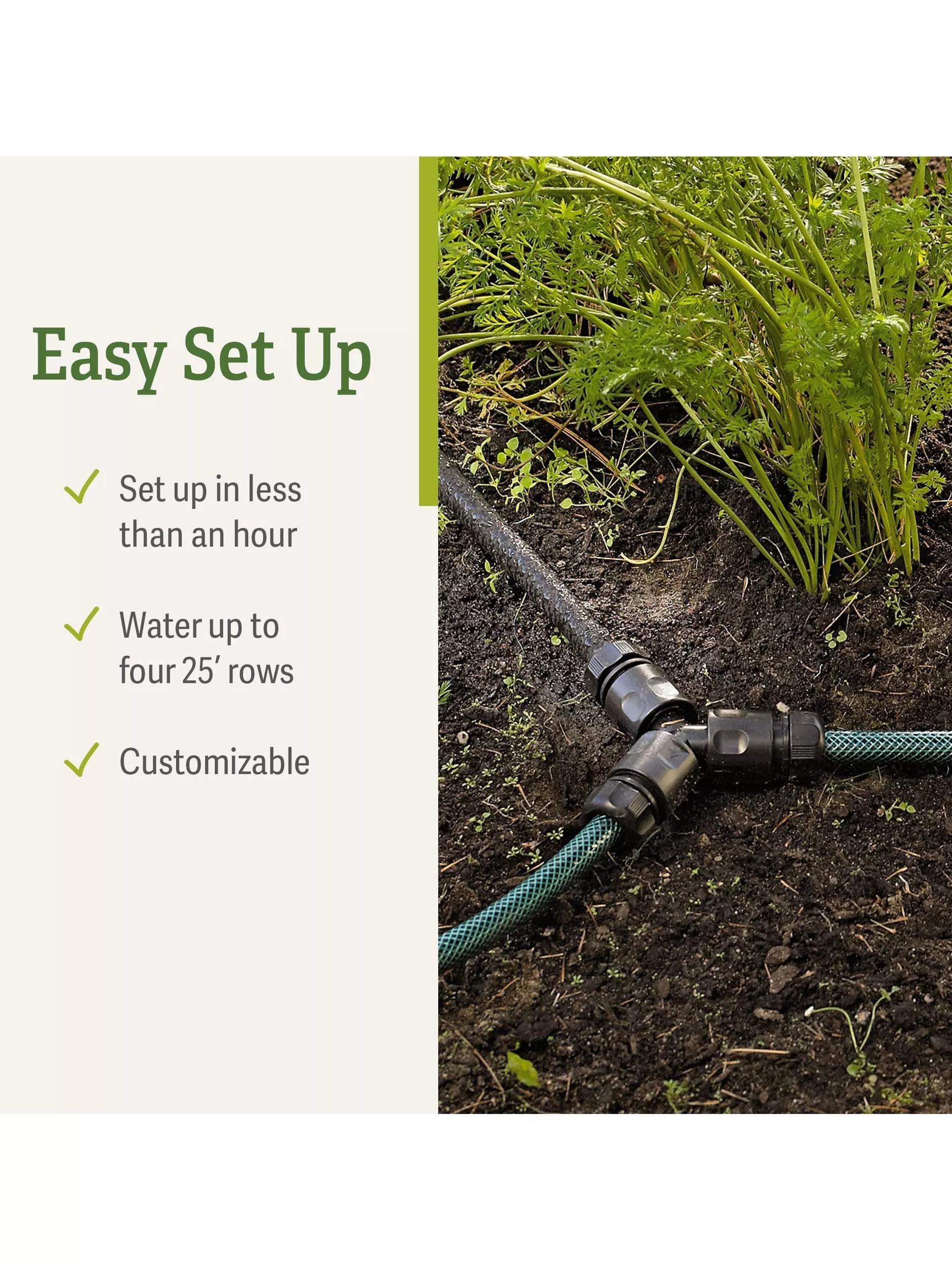 Garden Row Snip-n-Drip Soaker System