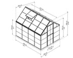Canopia® by Palram Harmony™ Greenhouse, 6'