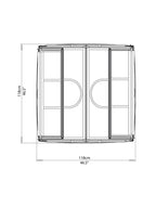 Canopia® by Palram Plant Inn™  Raised Bed Greenhouse, 4' x 4'