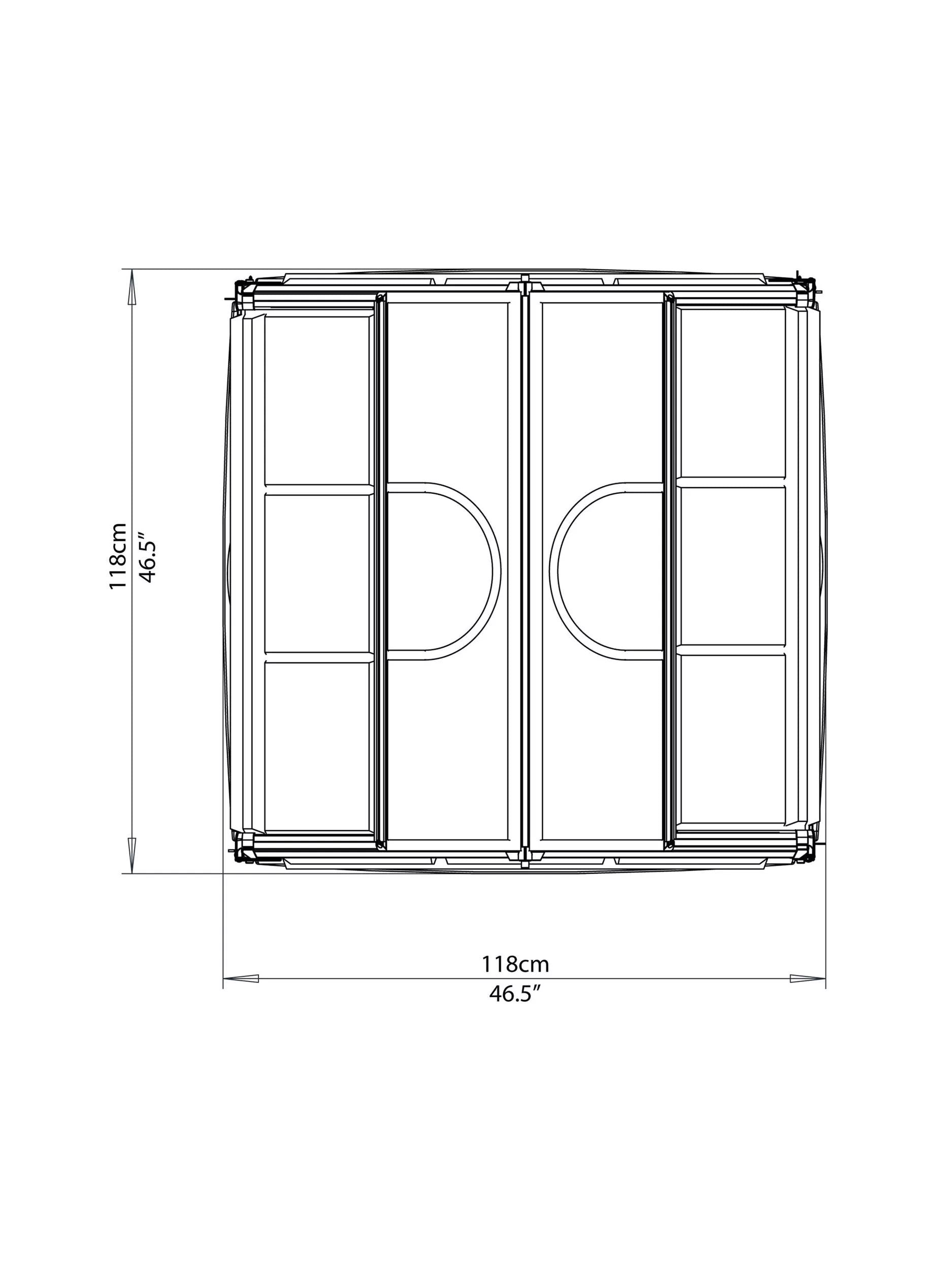 Canopia® by Palram Plant Inn™  Raised Bed Greenhouse, 4' x 4'