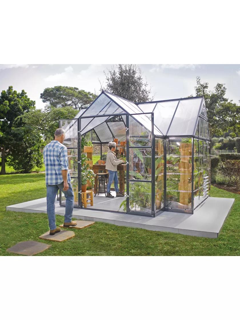 Canopia® by Palram Victory™ Orangery Garden Chalet/Greenhouse and Conservatory, 10' x 12'