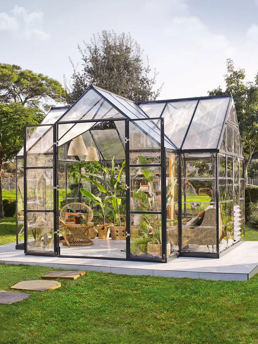 Canopia® by Palram Victory™ Orangery Garden Chalet/Greenhouse and Conservatory, 10' x 12'