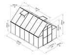 Canopia® by Palram Essence™  Greenhouse, 8' x 12'