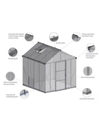 Canopia® by Palram Glory™ Greenhouse,  8'