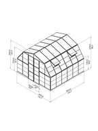 Canopia® by Palram Americana™  Greenhouse, 12' x 12'