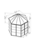 Canopia® by Palram Oasis Hexagon Greenhouse