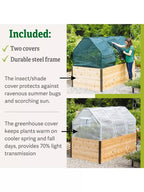 3-Season Plant Protection Tent, 4' x 8'