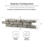 Rock Lock Interlocking Garden System, Straight Sets