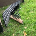 Curved Composite Landscape Edging Kit  with 1" Boards