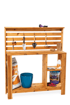 Gardeners Supply Tall Cedar Potting Bench