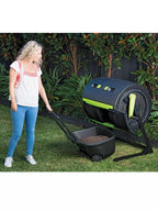 Maze Compost Tumbler and Cart Combo