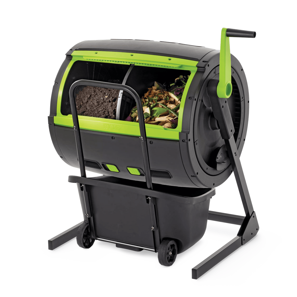 Maze Compost Tumbler and Cart Combo