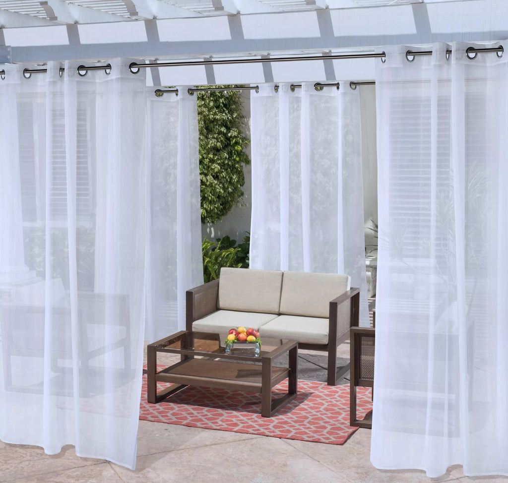 Outdoor Decor No Se'em Top Screen Window Curtain Dressing