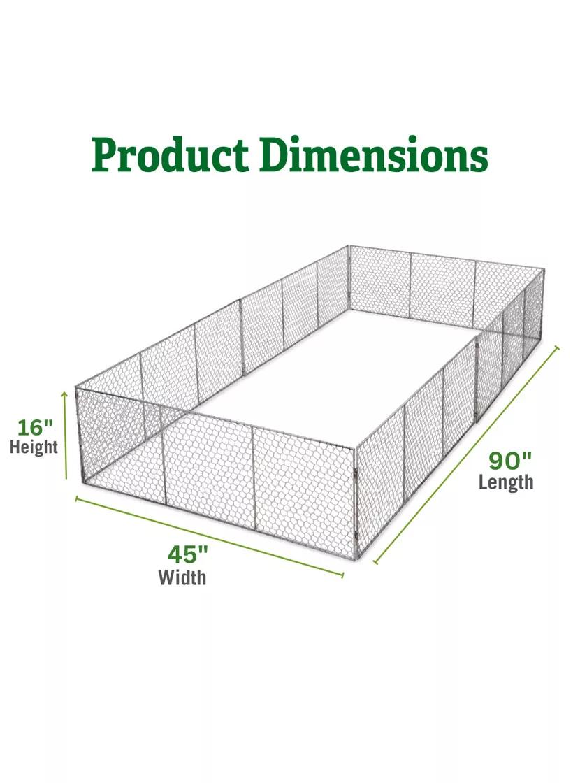 Chicken Wire Critter Fence, 16" High