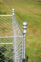 Tall Chicken Wire Critter Fence with Gate