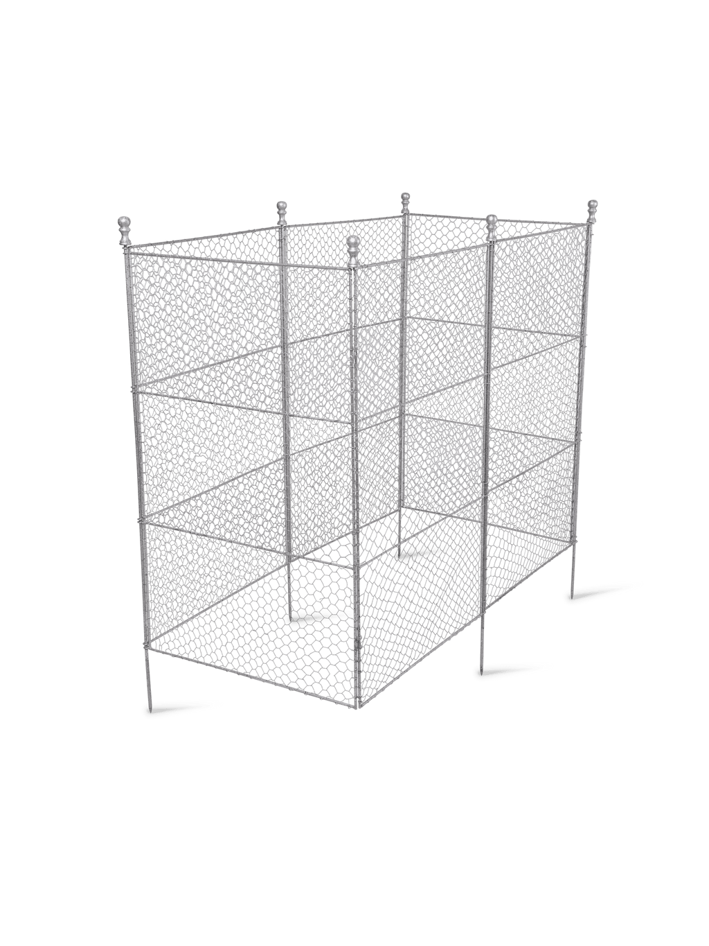 Tall Chicken Wire Critter Fence Extension Panel, Set of 2