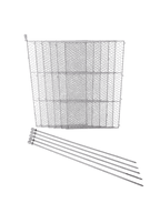 Tall Chicken Wire Critter Fence with Gate