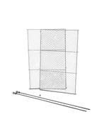 Tall Chicken Wire Critter Fence Extension Panel, Set of 2