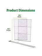 Tall Chicken Wire Critter Fence Extension Panel, Set of 2