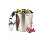Brushed Stainless Steel Compost Pail